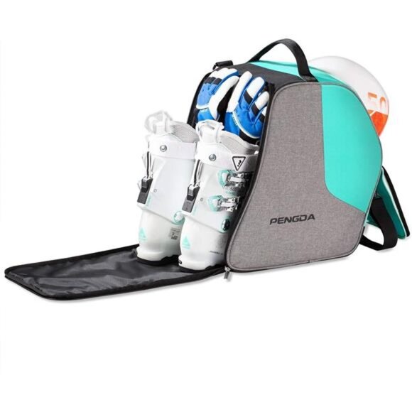 Ski Boot Bag-Boot Bag Kids Waterproof Ski Boot Snowboard Boot Bag Travel SkiBoot - Picture 1 of 8